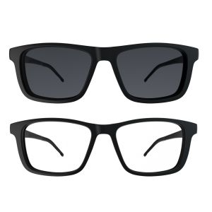 Armação de Óculos Hb Clip On Switch 0351 10103510578032 Preto 