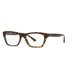 Armação de Óculos Emporio Armani Ea3186 5879 53 Marrom Brilho Havana 