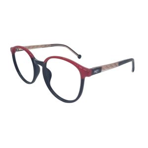 Armação de Óculos Mey Eyewear Me7639 C8 50 Vermelho Brilho 