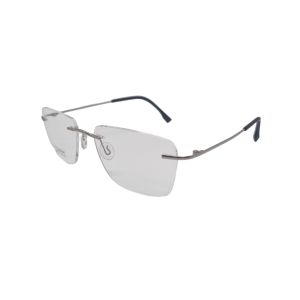 Armação de Óculos Mey Eyewear Me8804 C3 54 Prata Brilho 