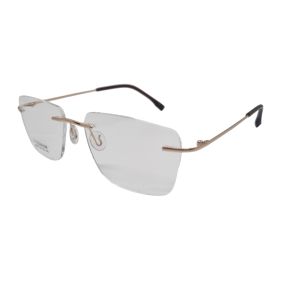 Armação de Óculos Mey Eyewear Me8804 C4 54 Dourado Brilho 