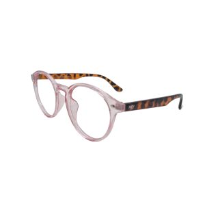 Armação de Óculos Mey Eyewear Me9033 C7 55 Rosa Translúcido 