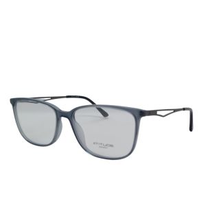 Armação de Óculos Atitude  At6253min T01 Cinza Translúcido 