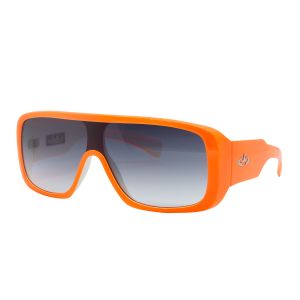 Óculos Solar Evoke Amplifier Fl12 Laranja Brilho Lente Cinza Degradê