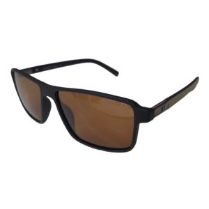 Óculos Solar Bulget Bg8050m A12 Preto Fosco Lente Marrom Polarizada