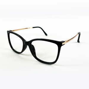 Armação de Óculos Mey Eyewear Me6102 C01 53 Preto Brilho 