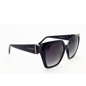 Óculos de Sol Hickmann Hi50006 A01 Preto Brilho Lente Cinza Degradê 