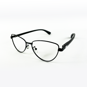 Armação de Óculos Mey Eyewear Me8576 C01 56 Preto Brilho 