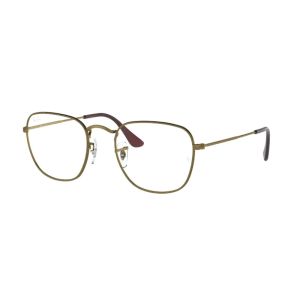 Armação de Óculos Ray Ban Frank Rb3857v 3117 51 Dourado Fosco Antigo 