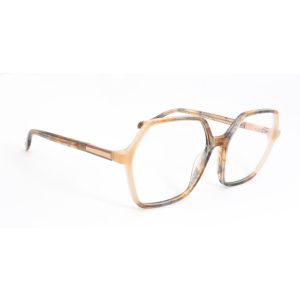 Armação de Óculos Ana Hickmann Ah60009 G22 Rosé Translúcido Marmorizado 