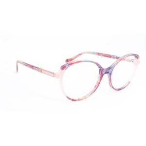 Armação de Óculos Ana Hickmann Ah60010 G23 Rosé Translúcido Marmorizado 