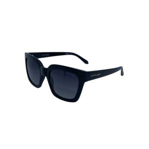 Óculos Solar Atitude At8225 A01 Preto Brilho Lente Cinza Degradê