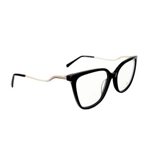 Armação de Óculos Bulget Bg6418 A01 Preto Brilho 