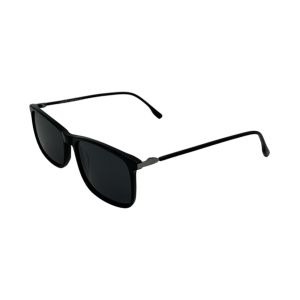 Óculos Solar Bulget Bg8037m A01p Preto Brilho Lente Cinza Polarizada