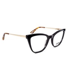 Armação de Óculos Evoke Evk Rx04 A01 Preto Brilho 