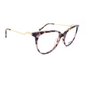 Armação de Óculos Evoke Evk rx62 r01 50 Lilas Tartaruga 