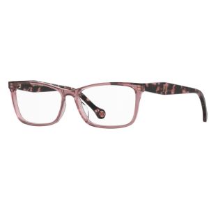 Armação de Óculos Carolina Herrera Her0202/g Ht8 56 Rosa Translúcido Havana