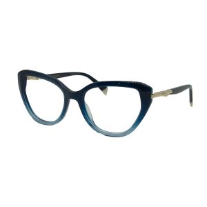 Armação de Óculos Ana Hickmann Lena 4 D02 Azul Translúcido