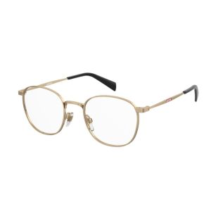 Armação de Óculos Levis Lv1091 J5g 49 Dourado Brilho