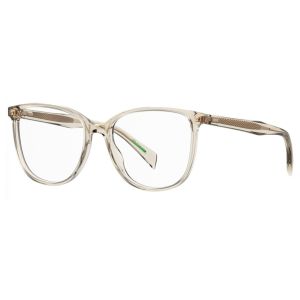Armação de Óculos Levis Lv5067 Ham 52 Bege Translúcido