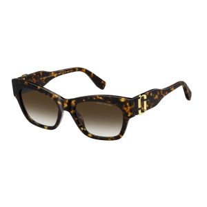 Óculos Solar Marc Jacobs 762/s 086 54 Marrom Brilho Havana Lente Marrom Degradê