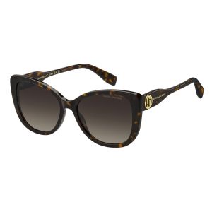 Óculos Solar Marc Jacobs 815/s 086 55 Marrom Brilho Havana Lente Marrom Degradê