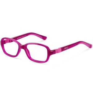 Armação de Óculos Infantil Nano Vista Replay 3.0 Nao3000444 Rosa Translúcido 