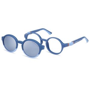 Armação de Óculos Infantil Nano Vista Clip On Gamer 3.0 Nao3260246sc Azul Fosco 