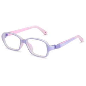 Armação de Óculos Infantil Nano Vista Replay Nao700342 Lilás Brilho 