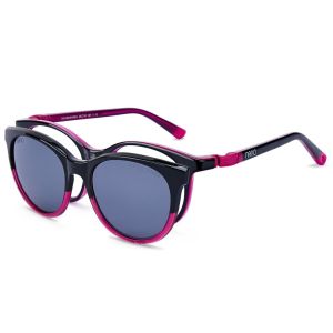 Armação de Óculos Infantil Nano Vista Clip On Glitch Nao830648sc Preto Brilho 