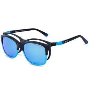 Armação de Óculos Infantil Nano Vista Clip On Quest Nao840848sc Preto Fosco 