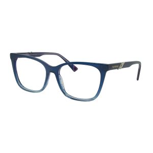 Armação de Óculos Ana Hickmann Nina 8 D02 Azul Translúcido