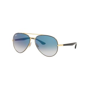 Óculos Solar Ray Ban Rb3675l 90003f 58 Preto Brilho 