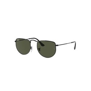 Óculos Solar Ray Ban Elon Rb3958 002/31 50 Preto Brilho Lente Verde