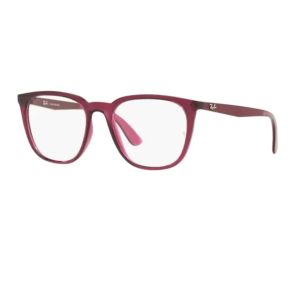 Armação de Óculos Ray Ban Rb7184l 5891 52 Roxo Translúcido 