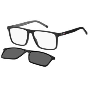 Armação de Óculos Tommy Hilfiger Clip On Th2086/cs O6w99 56 Preto Fosco