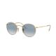 Óculos Solar Ray Ban Round Flat Rb3447nl 001/3f 53 Dourado