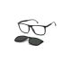Armação de Óculos Carrera Clip On Hyperfit 16/cs 80799 55 Preto Brilho 
