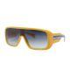 Óculos Solar Evoke Amplifier L02 Amarelo Brilho Lente Cinza Degradê