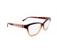 Armação de Óculos Ana Hickmann Lucia 2 Ah60067 C02 Vermelho Brilho Degradê 