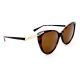 Óculos Solar Ana Hickmann Ah90016 G21 Marrom Brilho Lente Marrom