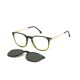 Armação de Óculos Carrera Clip On Ca 332/cs 4c399 50 Verde Brilho