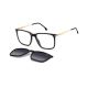 Armação de Óculos Carrera Clip On Ca 357/c 2m2 54 Preto Brilho