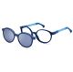 Armação de Óculos Infantil Nano Vista Clip On Flicker 3.0 Nao3180146sc Azul Fosco 