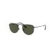 Óculos Solar Ray Ban Elon Rb3958 002/31 50 Preto Brilho Lente Verde