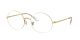 Armação de Óculos Ray Ban Oval Rb1970v 3104 54 Branco Dourado 
