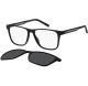 Armação de Óculos Tommy Hilfiger Clip On Th2203/c 08a 55 Preto Fosco